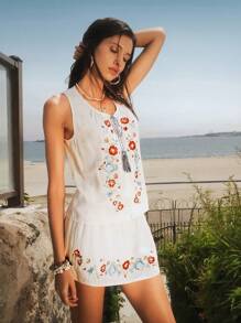 Easelle Women Two Pieces Outfits For Daily Wear - Multicolor - View 7