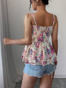 Selianne Áo nữ mùa hè in họa tiết, thanh lịch và lãng mạn - Nhiều màu - Xem 2