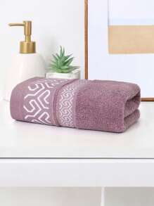 Wholesale 100% Cotton Towels, Thick And Absorbent For Home Use, Maze Patterned Facial Towels, Wedding Gifts, Solid Color Wholesale. - Multicolor - View 12
