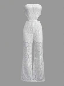 INAWLY Plus Size Women's Sexy & Elegant Jumpsuit, Summer