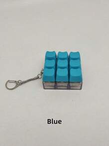 猫形钥匙扣减压玩具，机械键盘开关测试器，钥匙扣，桌面装饰，电话吊坠，创意新奇抗焦虑流行减压玩具