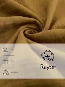 Aalyst Đầm đi làm giản dị không tay cổ chữ V dáng chữ A thanh lịch lãng mạn cho nữ - Gỗ đỏ - Xem 6