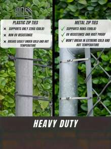 100PCS/Pack Heavy-Duly Stainless Steel Cable Ties -RustProof, High Temperature Resistant Metal Cable Ties,Suitable For Mechanical, Automotive.Exhaust ApplicationsEtc..Made Of Stainless Steel Material