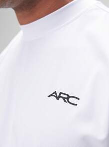ARC Men's Origin Oversized Shirt Casual Gym - White - View 4