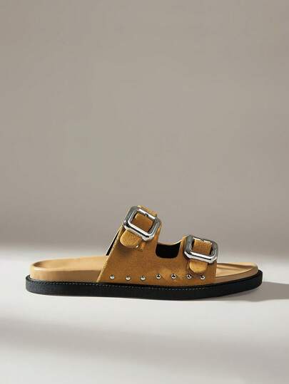 Solecia 女士双扣厚底凉鞋