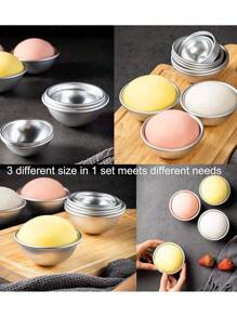 SHEIN 3 Sets Of 6 Reusable Bath Balls And Soap Molds In Various Shapes For Valentine's Day, Valentine's Day Wedding, Birthday, Kitchen, Wedding Supplies, Gifts School Supplies