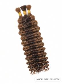 Boho Braids 3 束高容量编织假发，无纬深波浪钩针编织真人发，混合颜色 30/4/30# 原生发接发，足够整个头部重量 4.93 盎司无结辫子接发，万圣节服装 - S30/4/30 - 查看 2