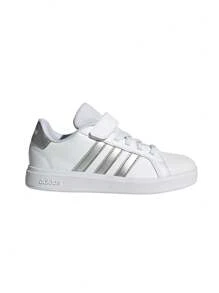 Adidas Grand Court 2.0 Shoes Kids IH5532 White - Cloud White / Matte Silver / Cloud White - View 1