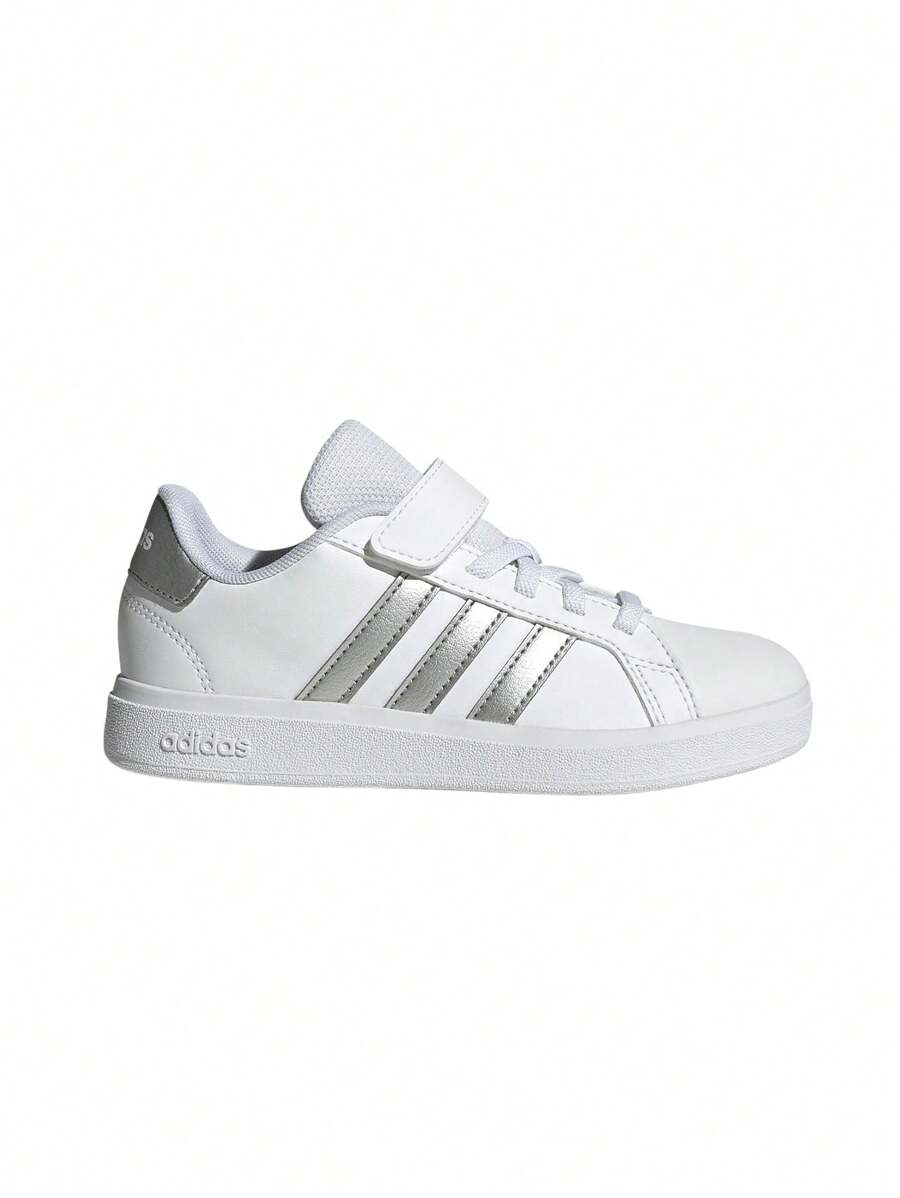 Adidas Grand Court 2.0 Shoes Kids IH5532 White - Cloud White / Matte Silver / Cloud White - View 1