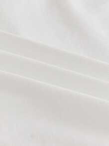 Manfinity NXTstreet 2 件套男士休闲菠萝印花宽松落肩 T 恤和短裤套装，适合日常穿着 - 彩色 - 查看 8