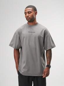 Aspire Oversized T-Shirt - Grau - Übersicht 3