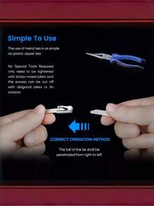 100PCS/Pack Heavy-Duly Stainless Steel Cable Ties -RustProof, High Temperature Resistant Metal Cable Ties,Suitable For Mechanical, Automotive.Exhaust ApplicationsEtc..Made Of Stainless Steel Material