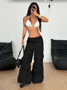 Coolane Women's Summer Y2K Music Festival Sparkly Tank Tops - White - View 7