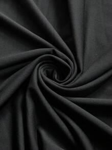 Freevana Plus Size Elegant Vintage Romance Fitted Flared Maxi Knitted Skirt For Party And Gathering, Autumn/Winter