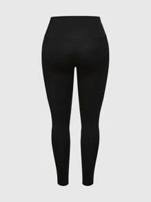 ROMWE Goth Goth Castle Cutout Patchwork Women Plus Size Skinny Stretchy Leggings