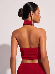 COSMINA Women's Elegant Metal Decor Blouse, Suitable For Spring/Summer