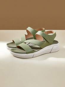 CUCCOO EASI Sandalias deportivas casuales de suela suave para mujeres 2025 - Verde - Ver 4