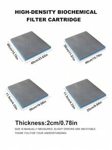 High-Density Biochemical Filter Cartridge For Aquarium Water Purification8D Non-Stick Filter Element, Premium Filter Cartridge Suitable For Transparent Aquariums - Multicolor - View 3