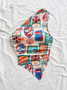 Soleia 女式不对称下摆不对称领口衬衫，夏季假日