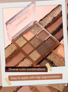 SHEGLAM Golden Mirage 9色眼影盤 品牌 美容 化妝 化妝品 適合女性與女孩 完美搭配夏季春季 Y2K 時尚 流行 生日 母親節禮物 假期 派對準備就緒 最佳顏色 - Golden Mirage - 查看 2