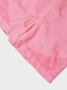 Seamluxe SHEIN Sport 3er-Set Damen High-Waist Slim Fit einfarbige Sport-Shorts, Workout-Shorts