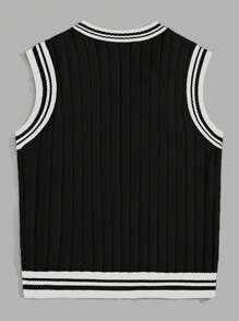 Manfinity Unisex Chaleco de punto de cable para hombre, cosas de pareja