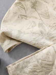 SHEIN 2 件装小男孩休闲纯色 T 恤 + 短裤套装，适合日常、上学、旅行、户外玩耍、夏季 - 卡其色 - 查看 5