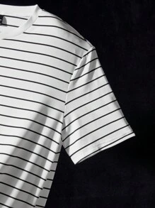 NEON BLANC 男士针织条纹圆领短袖 T 恤 青少年男孩服装>青少年男孩 T 恤