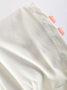 Sweetra Áo khoác tập luyện giảm béo, áo khoác nữ dáng ôm vừa vặn, eo chun nhún - Màu be - Xem 5