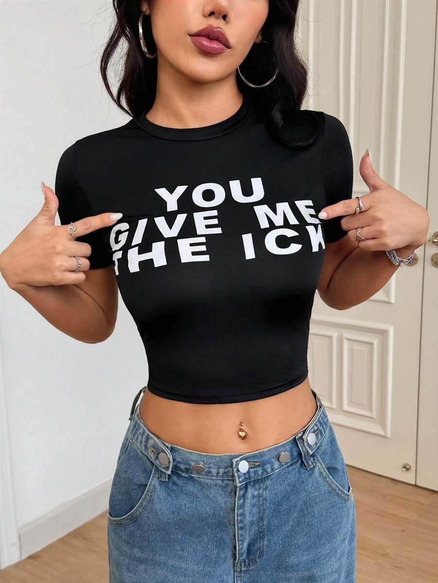 VaVaBold 短袖印花T恤图案T恤女式上衣