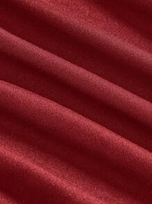 ROMWE Grunge Punk 大码女式 Y2K 蕾丝褶饰露背衬衫