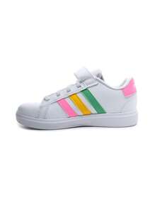 Adidas Grand Court 2.0 Sneakers Kids HP8913 White - Cloud White / Pulse Mint / Beam Pink - View 6