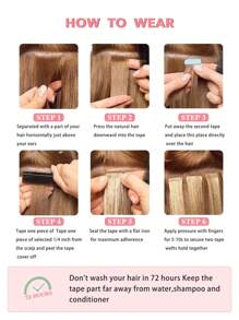 Brown Color #2 Human Hair Extensions Tape In Hair Extensions Real Remy Human Hair Invisible Seamless Skin Weft Human Hair Tape In Extensions - S2 - View 8