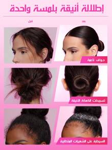 SHEGLAM HAIR Locked in عصا تصفيف قوية لامعة لامعة - 30 جم، عصا شمع ناعمة للشعر، تحكم في الشعر المتطاير، أعواد أنيقة، ثبات طويل الأمد، مظهر أنيق بتمريرة واحدة، غير لزجة وغير دهنية، خالية من التقشير وبدون قالب أبيض، رائحة التوت البري مصنوعة لجميع أنواع الشعر|مستقيم، مموج، مجعد، متعرج ماكياج شاطئ y2k يسافر التخييم مدرسة كوسبلاي هدية حرم الجامعة موضة