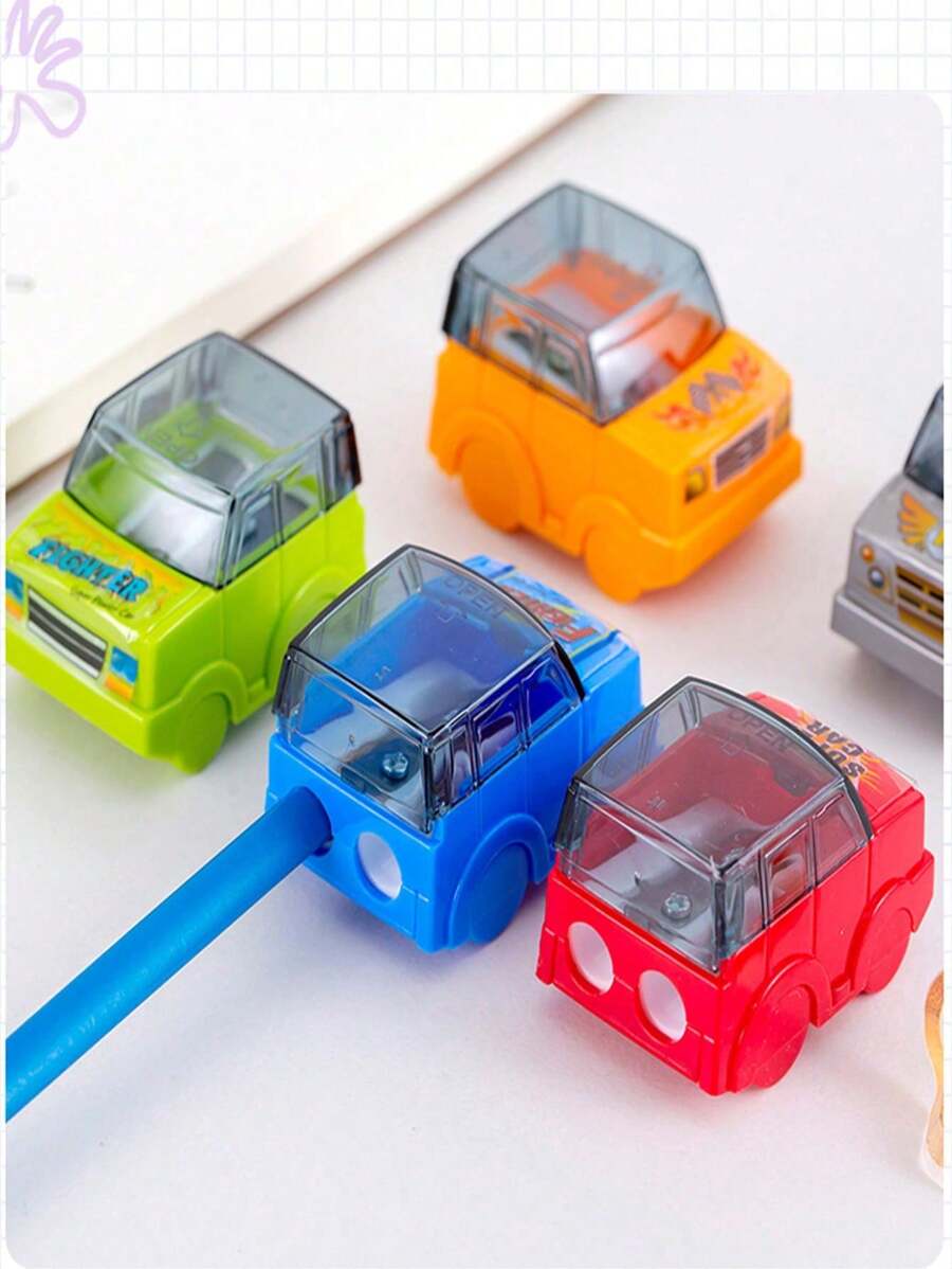 5/2/1 cái Gọt bút chì hình ô tô Quà tặng sáng tạo Văn phòng phẩm cho trẻ em Học sinh Văn phòng phẩm vui nhộn (Màu ngẫu nhiên) Quay lại trường - Nhiều màu - Xem 1