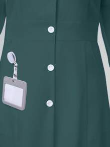 TaskEZ 缺口领实验室外套 - 綠色 - 查看 8