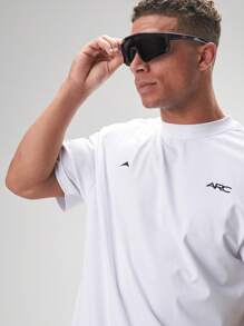 ARC Men's Origin Oversized Shirt Casual Gym - White - View 5