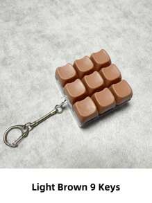 猫形钥匙扣减压玩具，机械键盘开关测试器，钥匙扣，桌面装饰，电话吊坠，创意新奇抗焦虑流行减压玩具