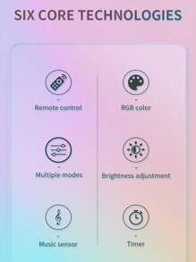 转角落地灯 智能 RGB-IC LED 转角灯，配备应用程序和遥控器，1600 万种颜色和 68 种以上场景，音乐同步，定时器设置 - 非常适合客厅、卧室和游戏室 - 彩色 - 查看 3