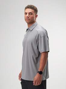 Refine Polo Shirt - Grey - View 3