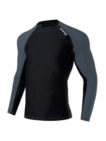 Manfinity KASUA 男式撞色拼接插肩袖冲浪运动衫