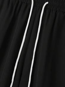 Manfinity RSRT مجموعة تانك توب وشورت كاجوال صيفية للرجال مطبوعة بشجرة النخيل الأومبري، تانك توب شاطئي للرجال، تانك توب جرافيك للرجال، ملابس شاطئ للرجال - متعدد الألوان - مشاهدة 5