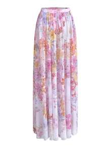 Swim Oasis Women's Romantic Luxury Ombre Floral Print One Piece Swimsuit - Multicolor - View 3
