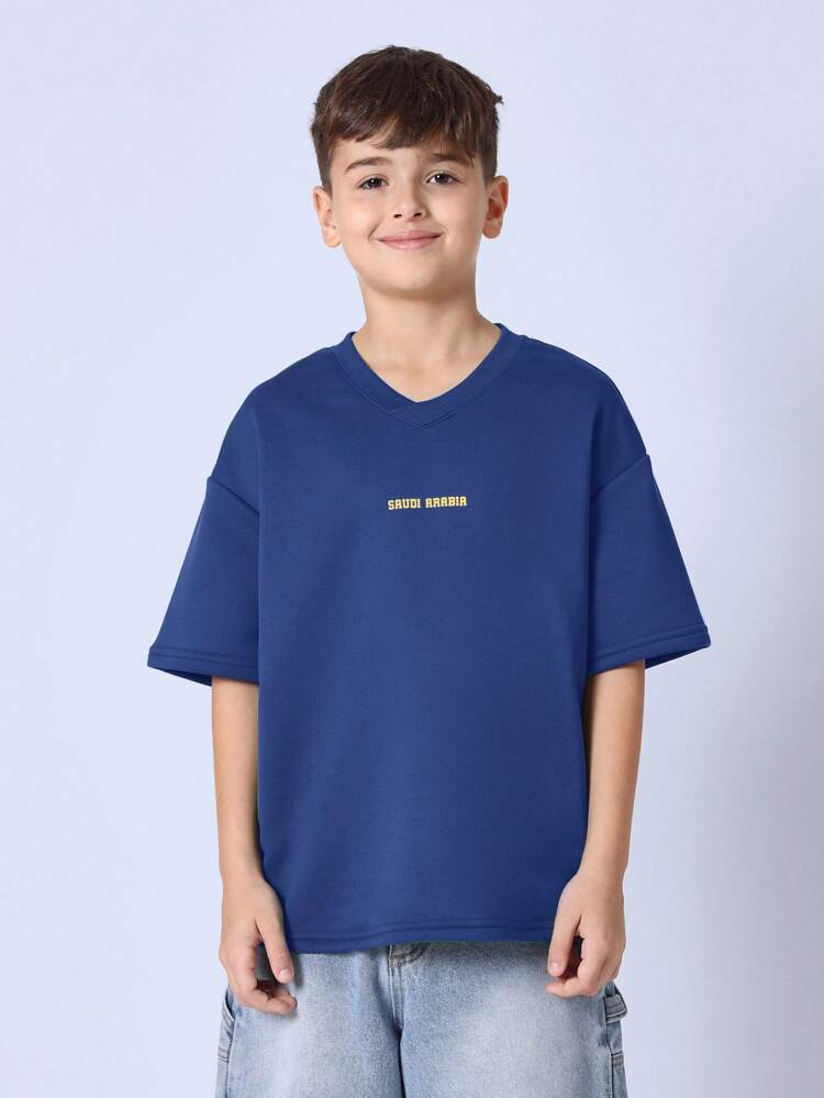 Graphic Print National Team Soccer T-Shirt