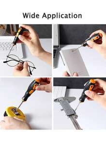 1 套 8 合 1 多功能螺丝刀套装，适用于手机和电脑 - 手动维修工具套件，带各种头