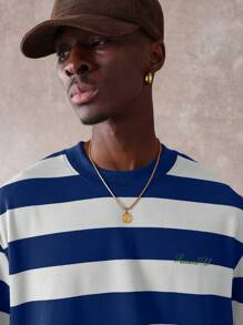 SUMWON Beverly Hills Rodeo Drive Summer Club Premium T-Shirt exklusives Design, oversized Streetwear, bequem - marineblau - Übersicht 5