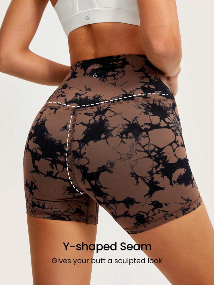 4.3" FeatherFit™ Crossover Cutie Biker Shorts Low Impact Cycling Running Gym Workout Summer
