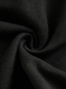 SHEIN ICON Women's Summer Lace Patchwork Beige Asymmetrical Drawstring Mini Skirt