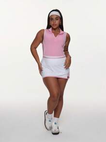 Eassivo Eassivo 女式加大码时尚网球健身跑步瑜伽运动连衣裙