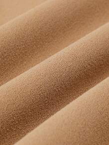 EMERY ROSE 2 piezas Conjunto de moda de verano para mujer de unicolor con parte superior de manga corta y cuello redondo y pantalones largos entallados, de tela de punto jaspeado, con diseño de botones superpuestos en la cintura y bajo asimétrico en la parte superior, pantalones entallados y ajustados, adecuado para salidas casuales y uso en casa